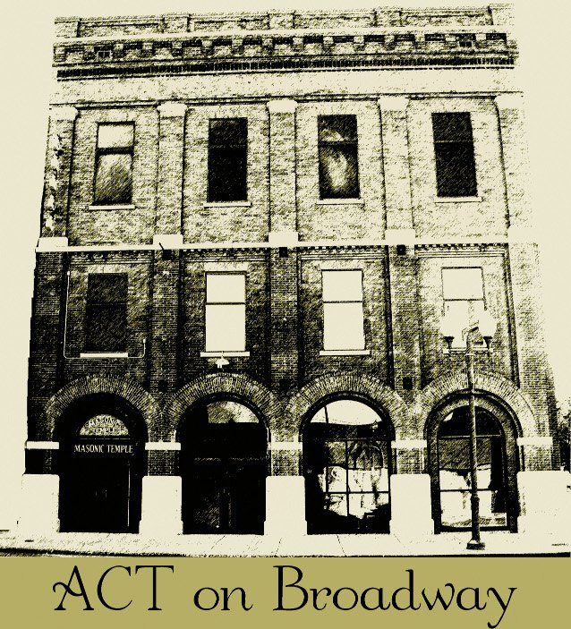 Old photo of Albert Lea Community Theatre building.